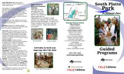 South Platte Guided Programs - South Suburban Parks and