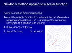 Conjugate gradients, etc