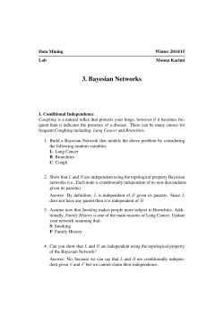 3. Bayesian Networks