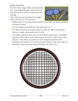 Number bond tennis The three tennis racquet heads can be