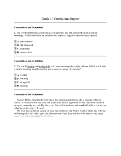 Connotation And Denotation