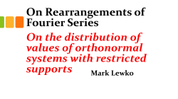 On Rearrangements of Fourier Series Mark Lewko