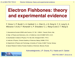 Electron Fishbones: theory and experimental evidence