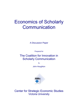 2 The Scholarly Communication System