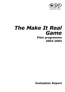 The Make It Real Game