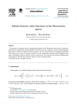 Infinite horizon value functions in the Wasserstein spaces