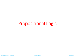 Propositional Logic - Duke Computer Science