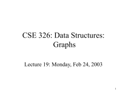 Lecture notes for CSE326