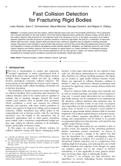 Fast Collision Detection for Fracturing Rigid Bodies