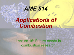 AME 436 Energy and Propulsion