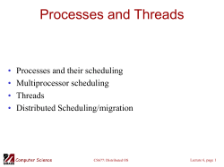 Processes and Threads