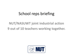 School reps briefing