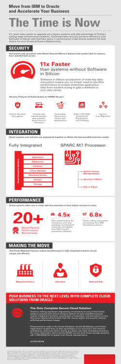 Infographic: Make the Move from IBM to Oracle