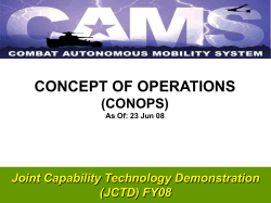 CAMS CONOPS 20 Jun 08