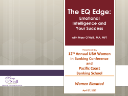 Emotional Intelligence for Leadership