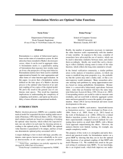 Bisimulation Metrics are Optimal Value Functions