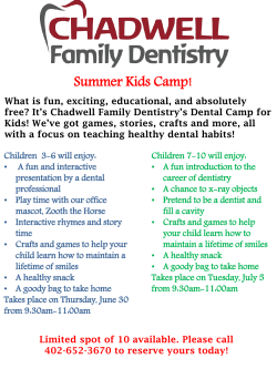 PowerPoint Presentation - Chadwell Family Dentistry