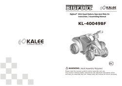 KL-40049BF Manual - Tractor Supply Co.