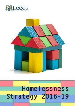 Homelessness Strategy 2016-19
