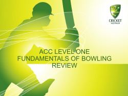 ACC LEVEL ONE FUNDAMENTALS OF BATTING REVIEW
