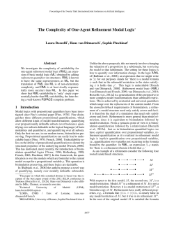 The Complexity of One-Agent Refinement Modal Logic