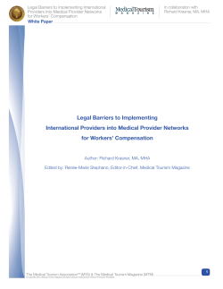 Legal Barriers to Implementing International Providers into Medical