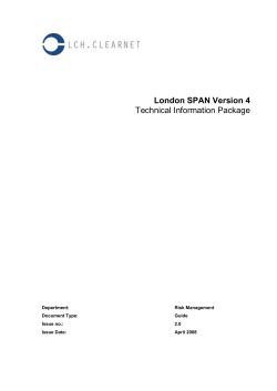 SPAN Version 4 TIP