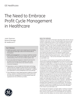 The Need to Embrace Profit Cycle Management in