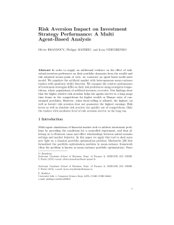 Risk Aversion Impact on Investment Strategy Performance: A