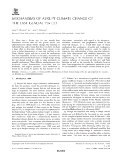 mechanisms of abrupt climate change of the last glacial period