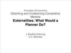 20140207 Principles * Distorting and Undistorting Competitive