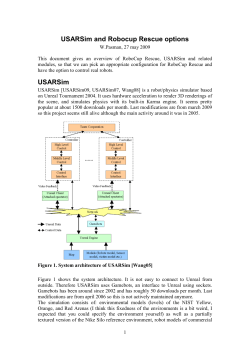Robocup opties - Interactive Intelligence Group