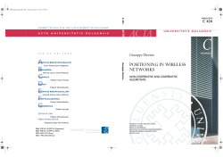 Positioning in Wireless Networks : Non-cooperative and
