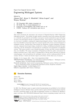 Engineering Multiagent Systems - DROPS