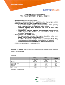comfortdelgro turns in full-year net profit of $219.5 million