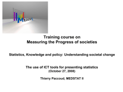 Training course on Measuring the Progress of societies