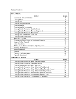 Table of Content: - KOLEJ MARA KUALA NERANG
