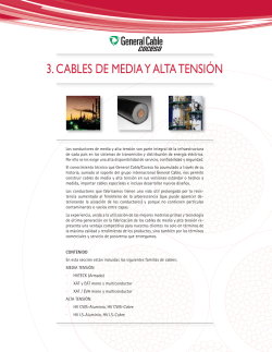 3. cables de media y alta tensi&oacute;n