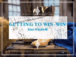 getting to win-win - Kappa Kappa Gamma