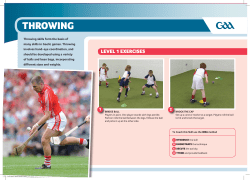 throwing - Learning GAA