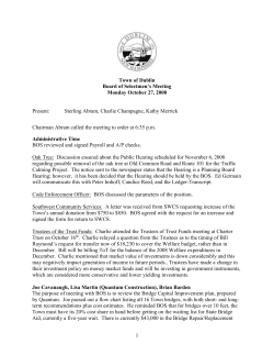 Minutes 10-27-2008