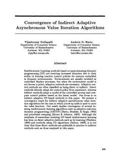 Convergence of Indirect Adaptive Asynchronous Value Iteration