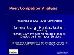 Competitive Intelligence