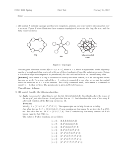 A network topology specifies how computers, printers, and ot