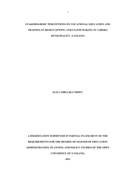 declaration - Open University of Tanzania Repository