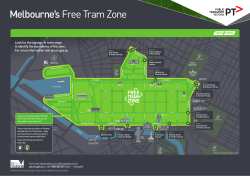 Free Tram Zone Map - Public Transport Victoria