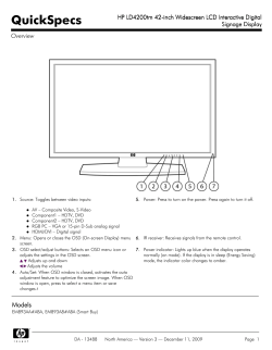 HP LD4200tm 42-inch Widescreen LCD Interactive Digital Signage