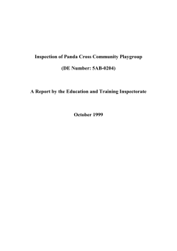 panda cross community playgroup