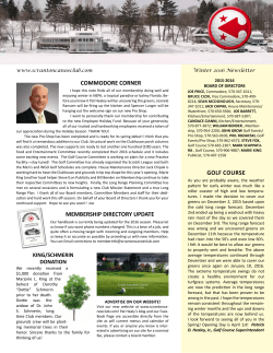 membership directory update commodore