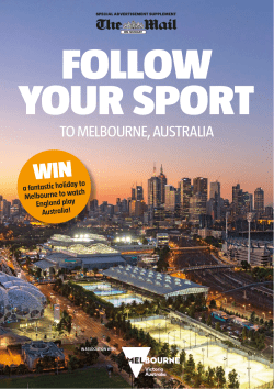 follow your sport - Mail Advertising Creative